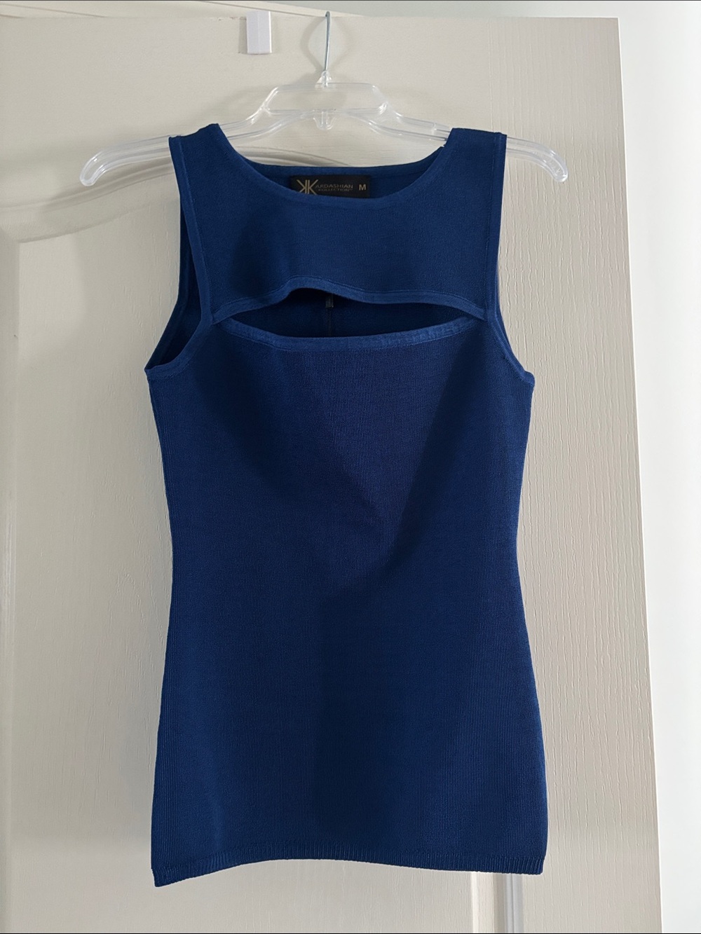 Kardashian Kollection Navy Blue Sweater